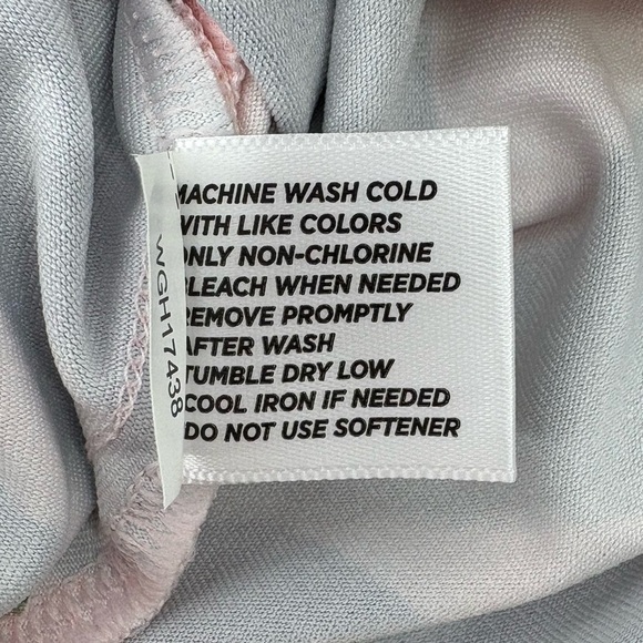 Lady Hagen XL Retro Leaf Frosted Pink Desert Getaway 16” Side Ruching Skort New - Picture 8 of 14